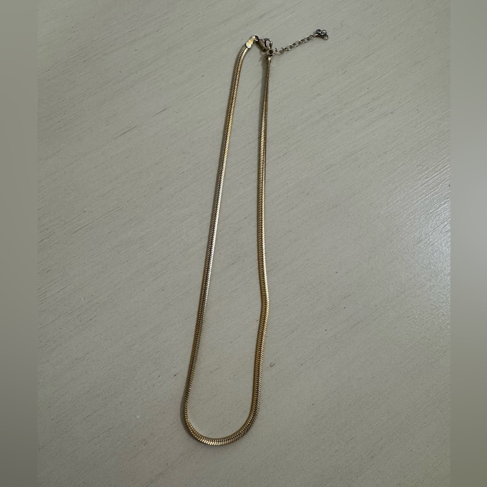 Gold Snake Chain Necklace